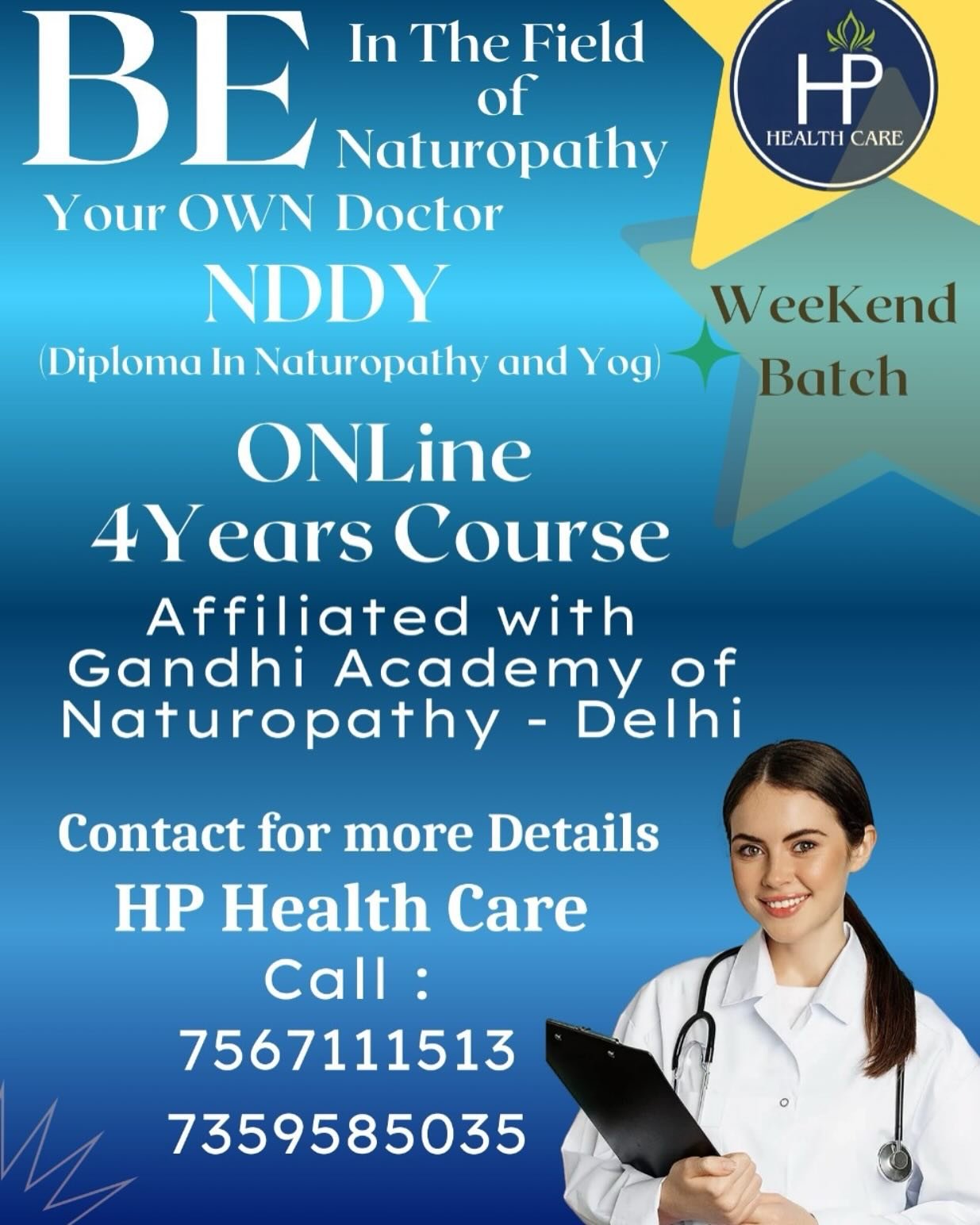 ✨ 12th Pass? Housewife? Dreaming of a career in Healthcare? ✨
Good news! 🎉
Now you can learn online from home and become a healthcare professional 🩺💻
👉 Join our Govt. recognised online classes today
💡 One step towards success!
📲 Call/WhatsApp:
97230 70213 | 73595 85035
HP Health Care – Your partner in a brighter future 🌟
⸻
🔖 Hashtags to boost reach:
#HealthcareCareer #StudyFromHome #OnlineLearning #SkillDevelopment #CareerInHealthcare #GovtRecognised #HousewifeToProfessional #HPHealthCare